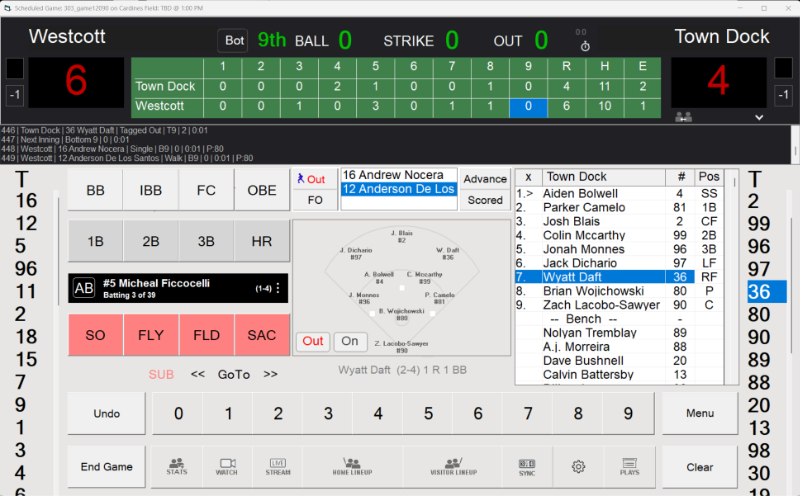 Best baseball Live Scoring Software